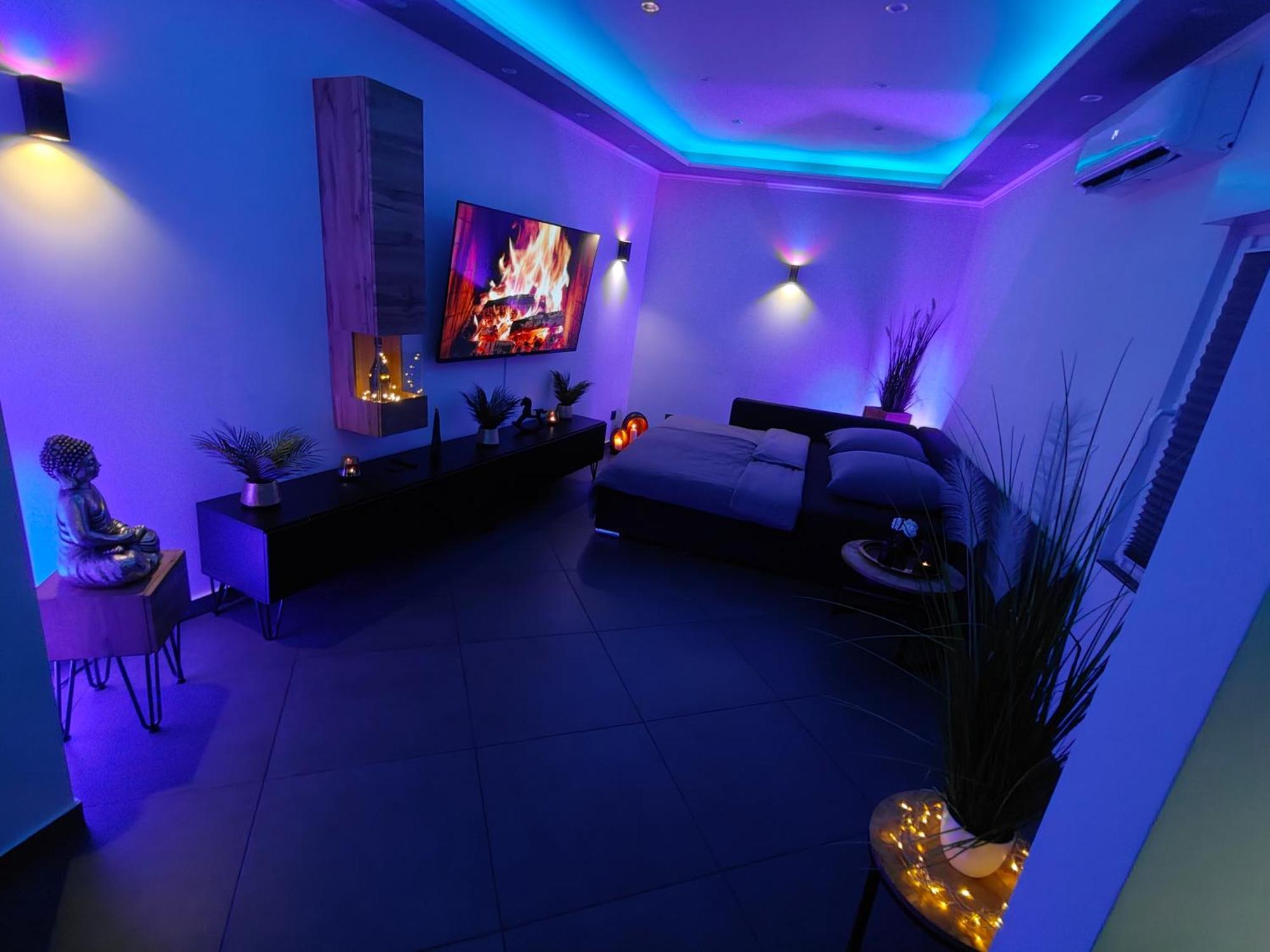 헤어데케 Luxus Loft Whirlpool Designer Kueche Bad 아파트 외부 사진