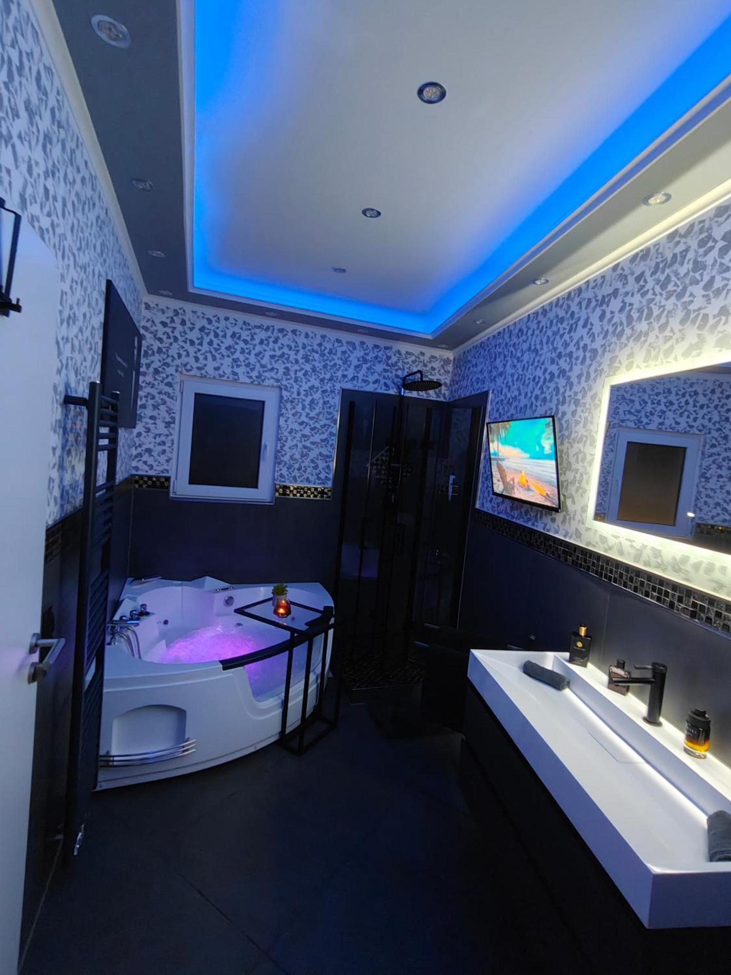 헤어데케 Luxus Loft Whirlpool Designer Kueche Bad 아파트 외부 사진